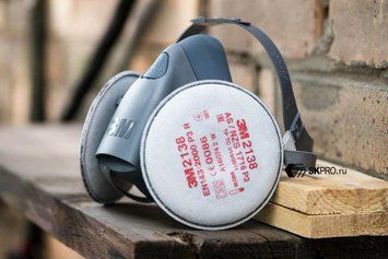 Респиратор полумаска 3M 7500 (7502) с фильтрами 2138 2120597288 фото